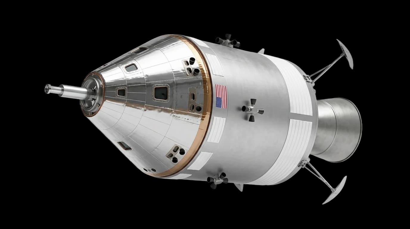 1966 North American Aviation Apollo Command/Service Module - Hero - Crewed Spacecraft vehicle