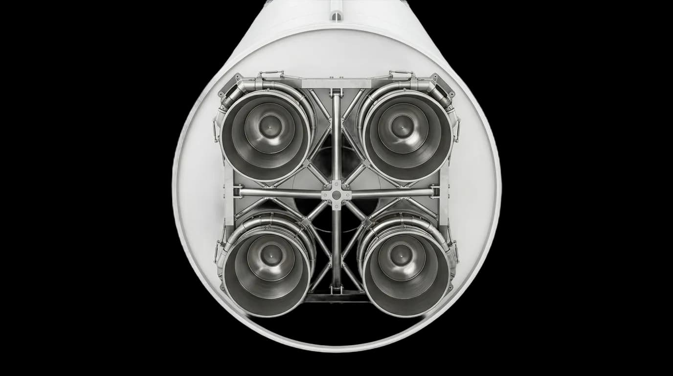 1979 Arianespace Ariane 1 - Bottom View - Launch Vehicle vehicle