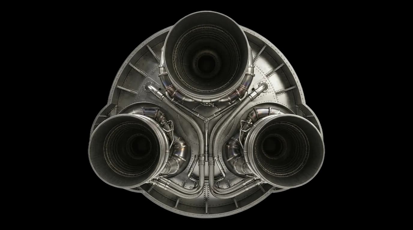 1957 Convair Atlas - Bottom View - Launch Vehicle vehicle