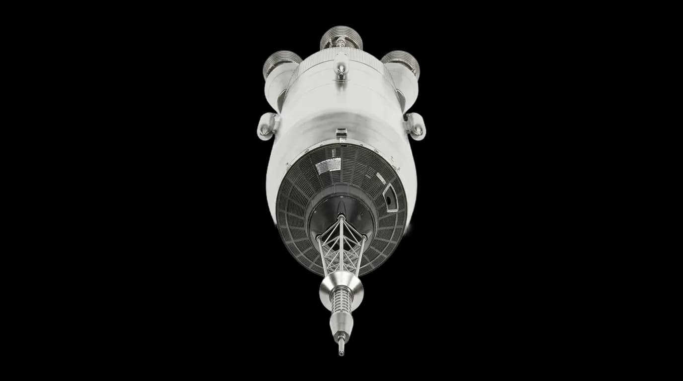 1957 Convair Atlas - Top View - Launch Vehicle vehicle