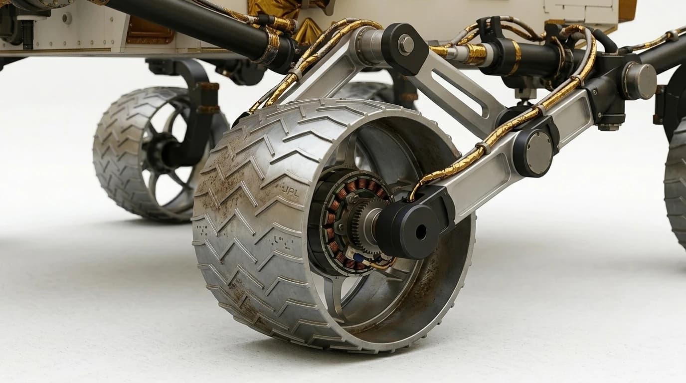 2011 NASA/JPL Curiosity (MSL) - Wheels - Mars Vehicle vehicle