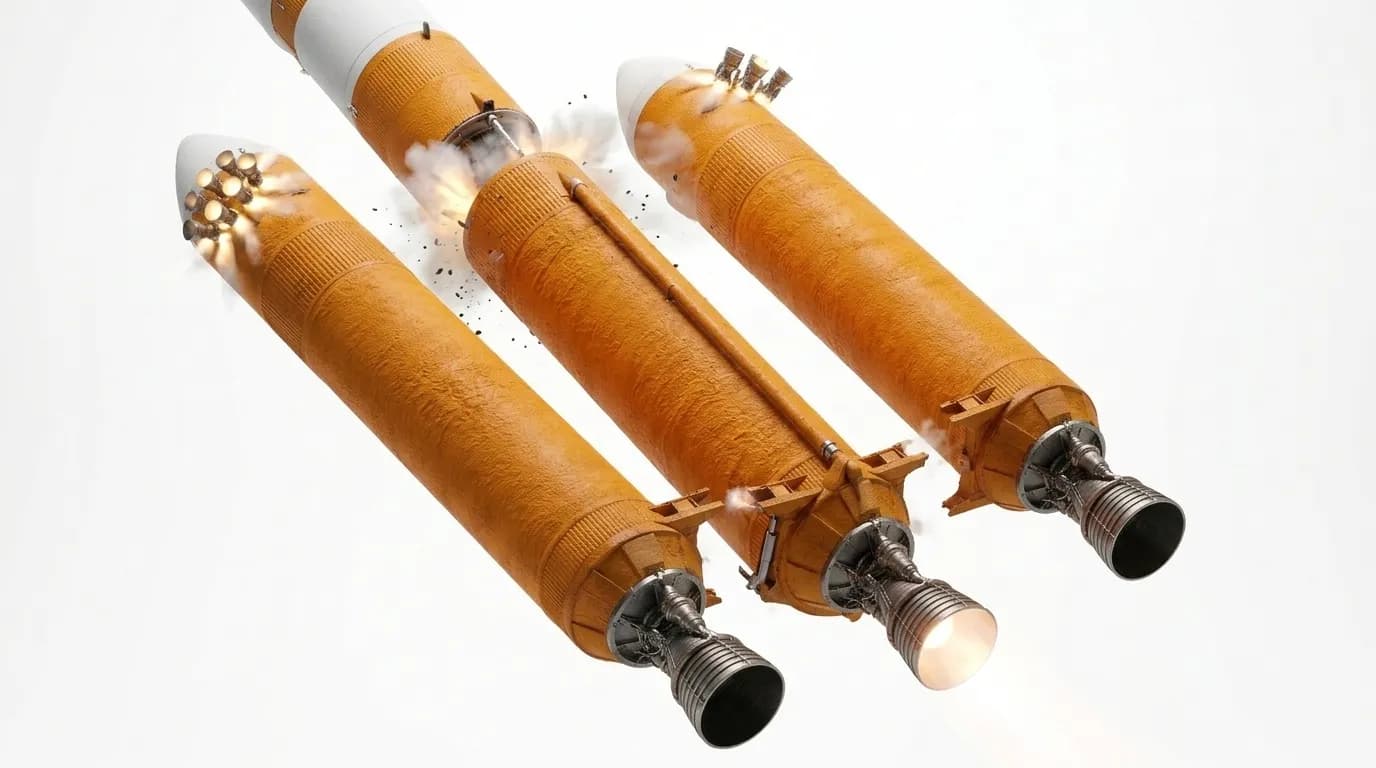 ULA Delta IV Heavy 2004 - Separation Mechanism view