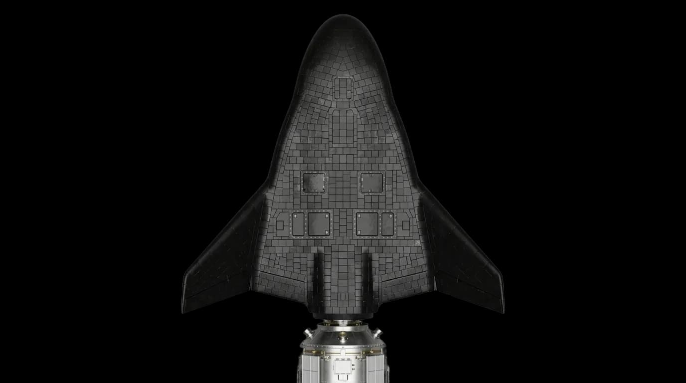 2024 Sierra Space Dream Chaser - Bottom View - Crewed Spacecraft vehicle