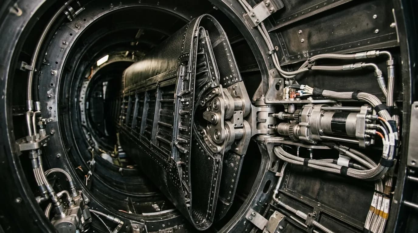 Sierra Space Dream Chaser 2024 - Wing Mechanism view