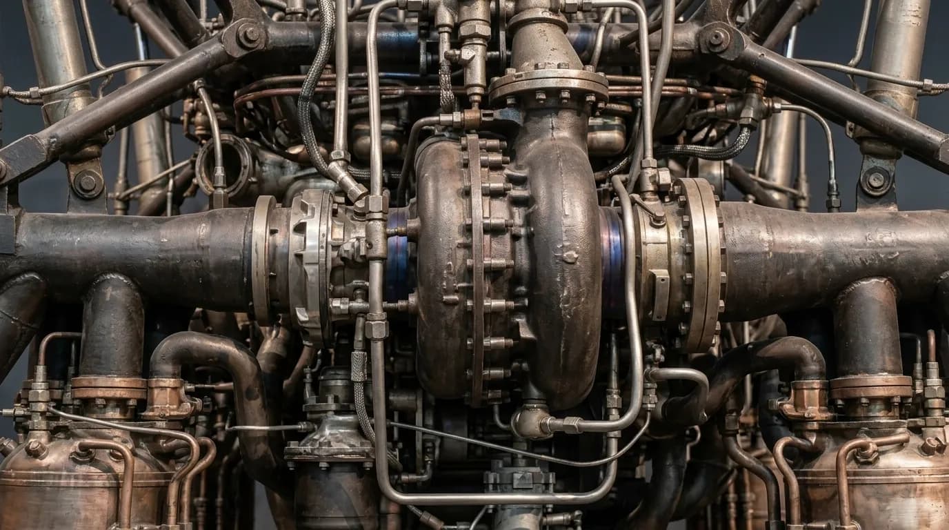 1987 NPO Energia Energia - Turbopump - Launch Vehicle vehicle