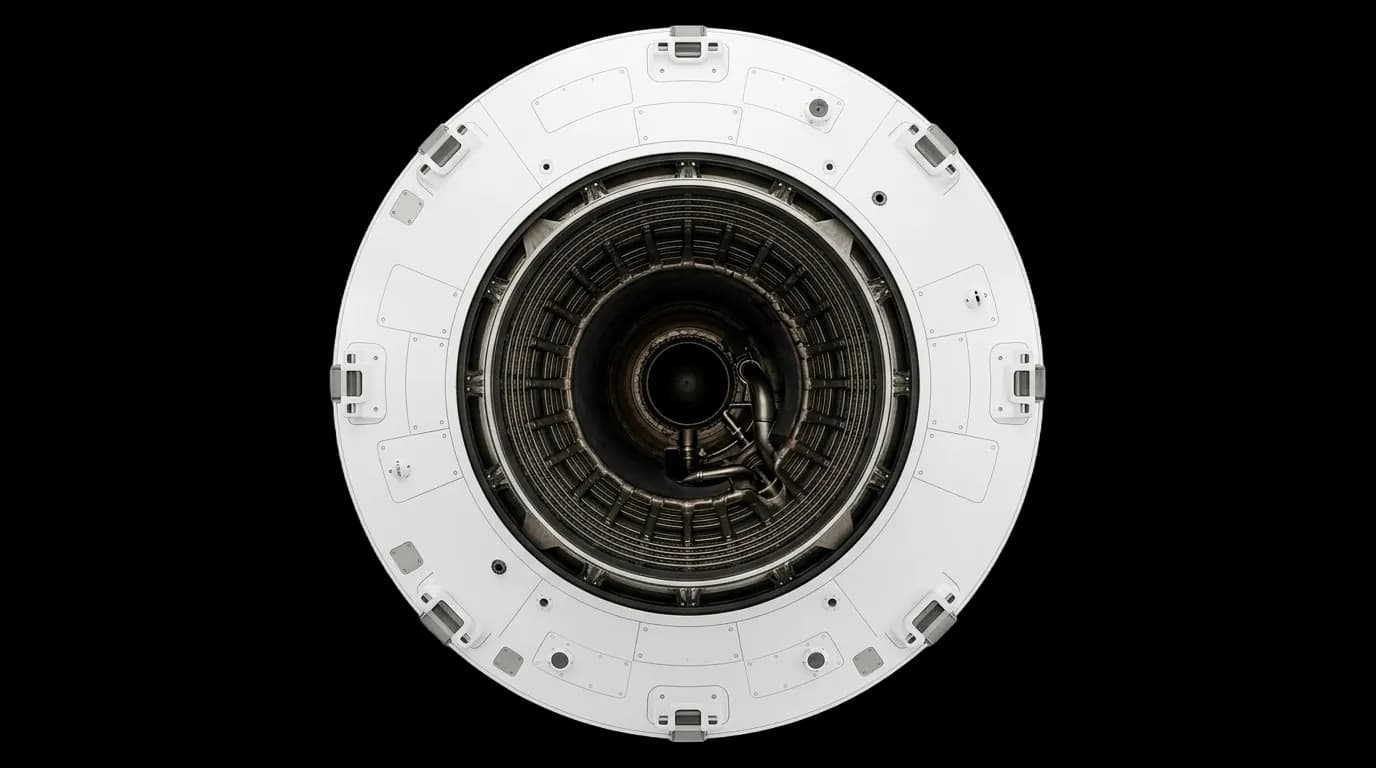 2006 SpaceX Falcon 1 - Bottom View - Launch Vehicle vehicle