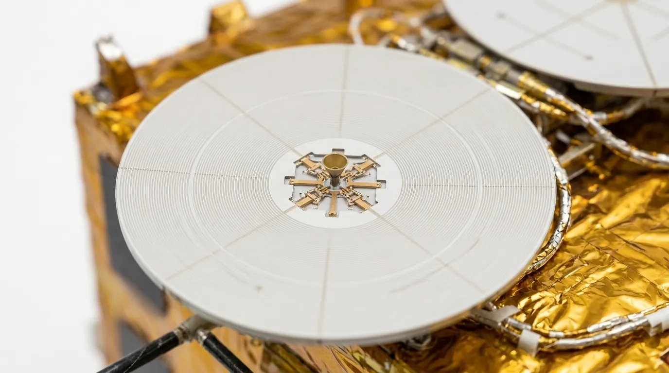JAXA Hayabusa2 2014 - Communications Antenna view