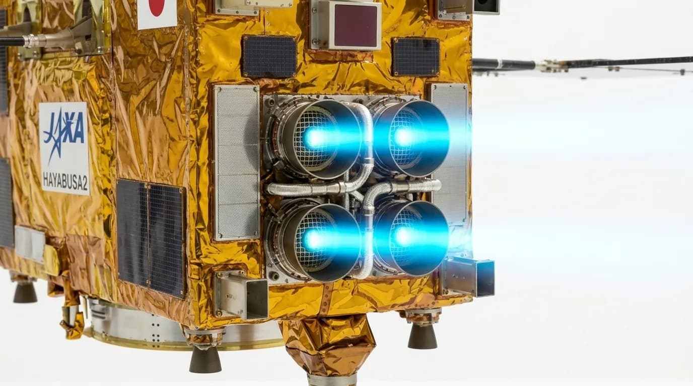 JAXA Hayabusa2 2014 - Ion Engines view