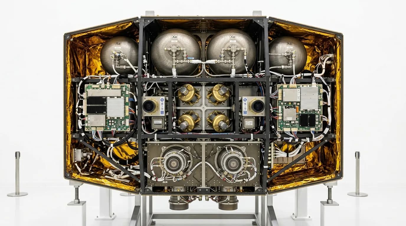 JAXA Hayabusa2 2014 - Spacecraft Bus view