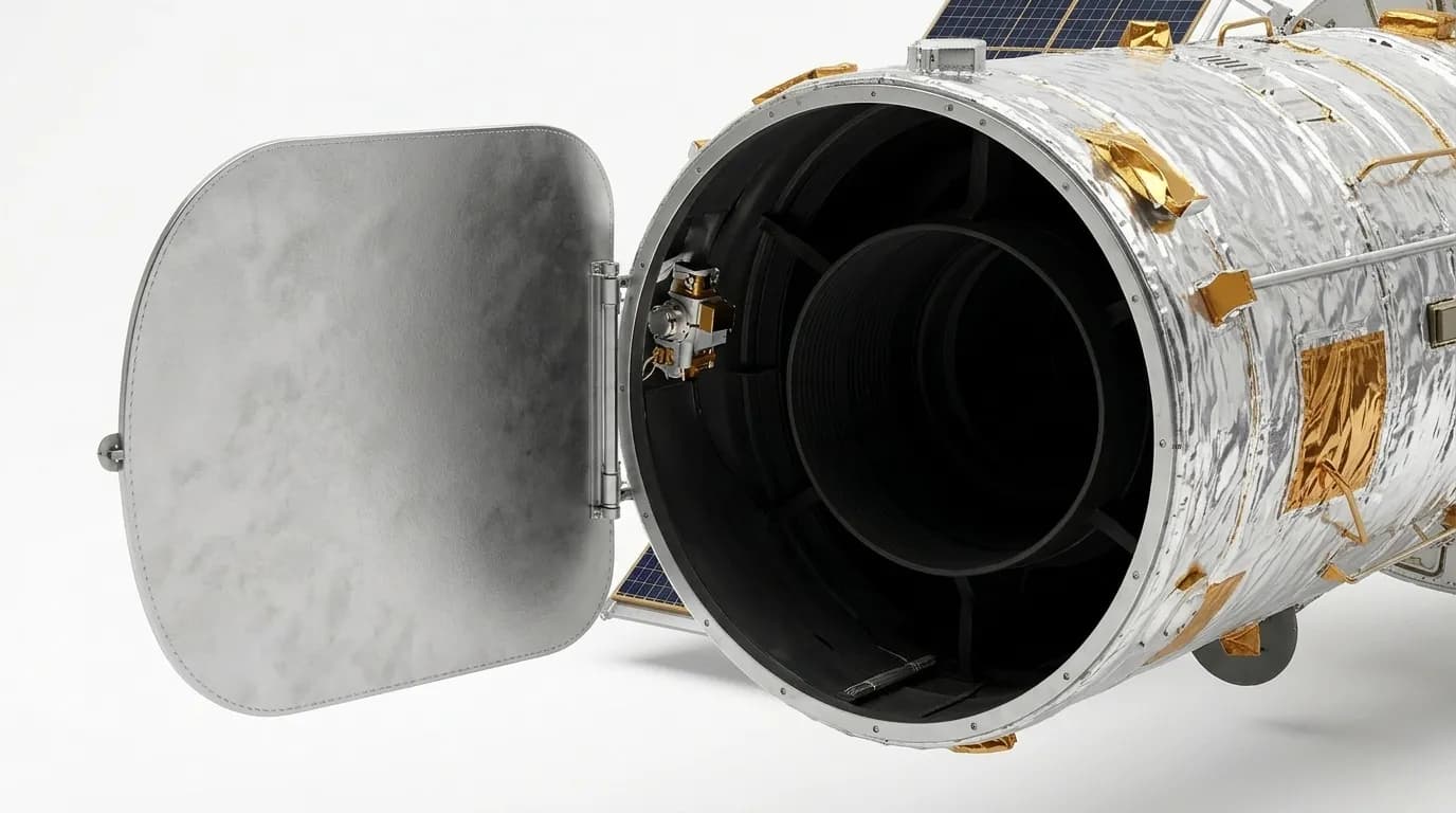 1990 Lockheed Martin Hubble Space Telescope - Aperture Door - Satellite vehicle