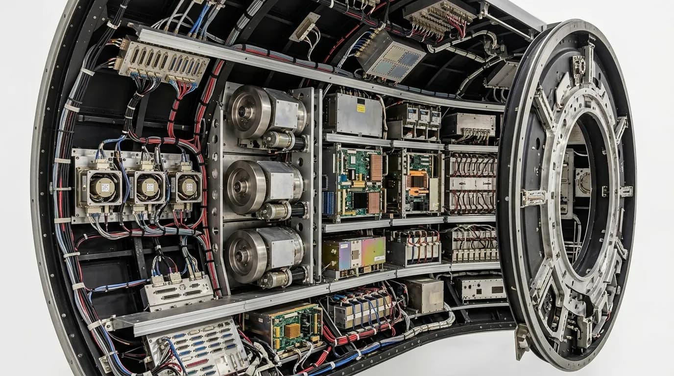 1990 Lockheed Martin Hubble Space Telescope - Equipment Bay - Satellite vehicle