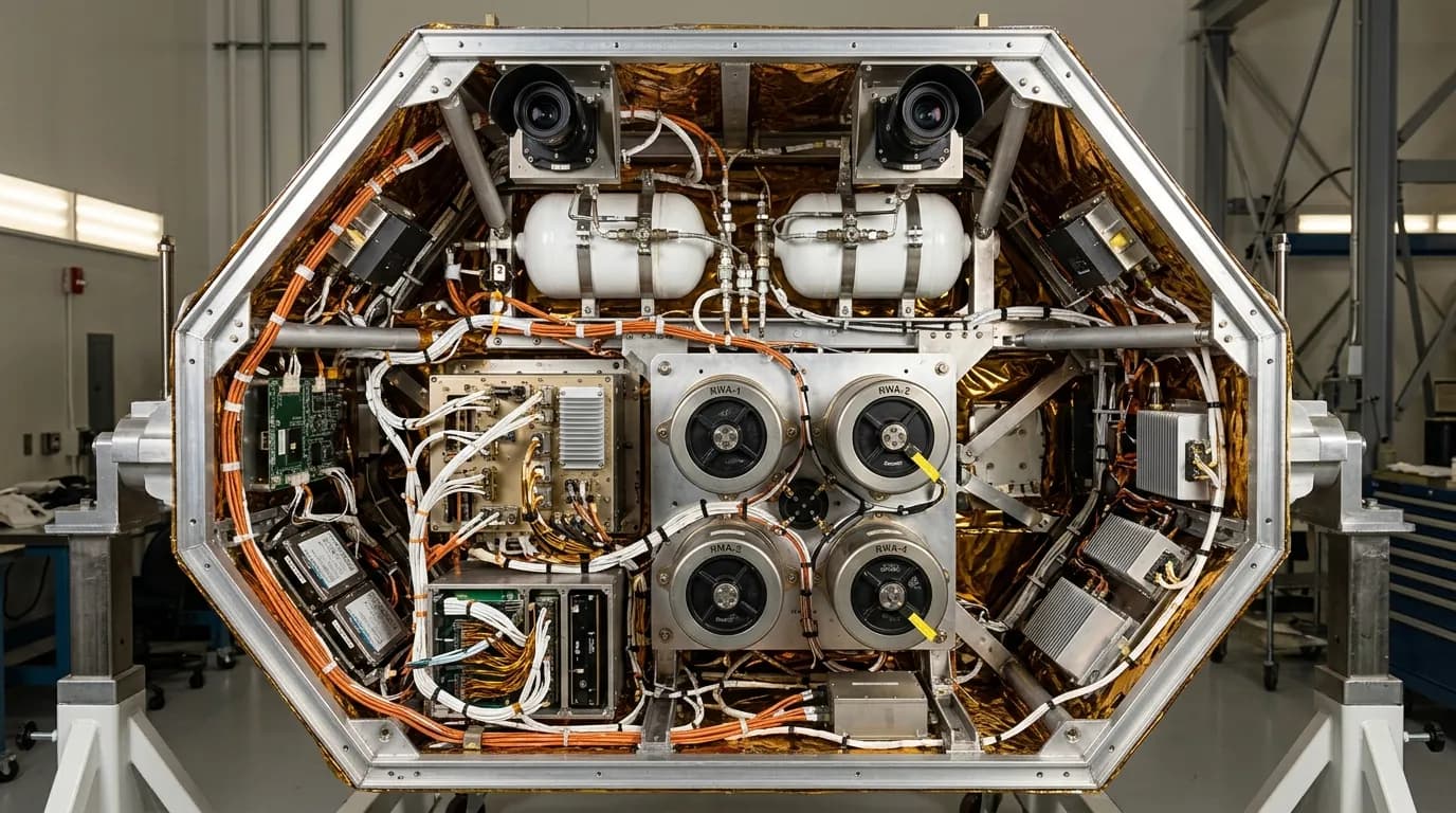 NASA Kepler Space Telescope 2009 - Spacecraft Bus view