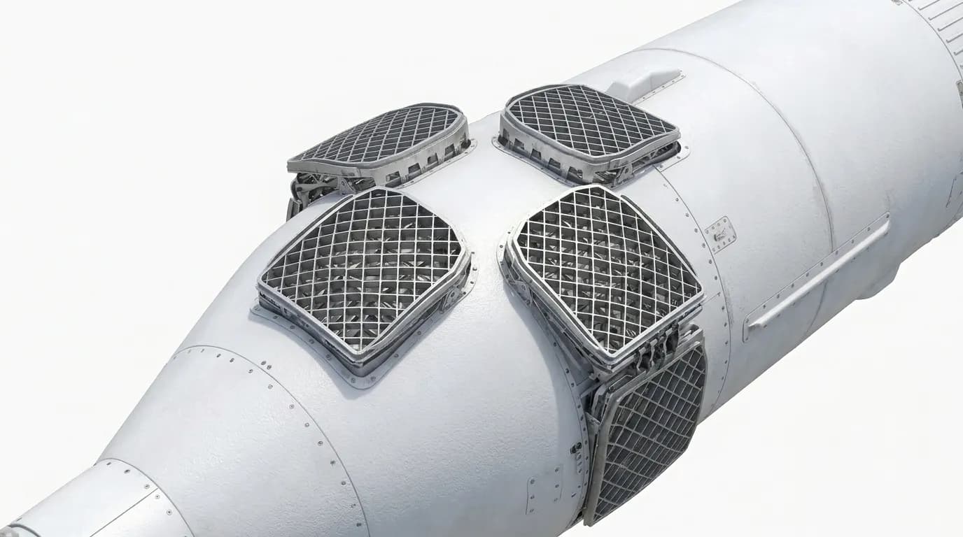 1999 CALT Long March 2F - Gridfins - Launch Vehicle vehicle