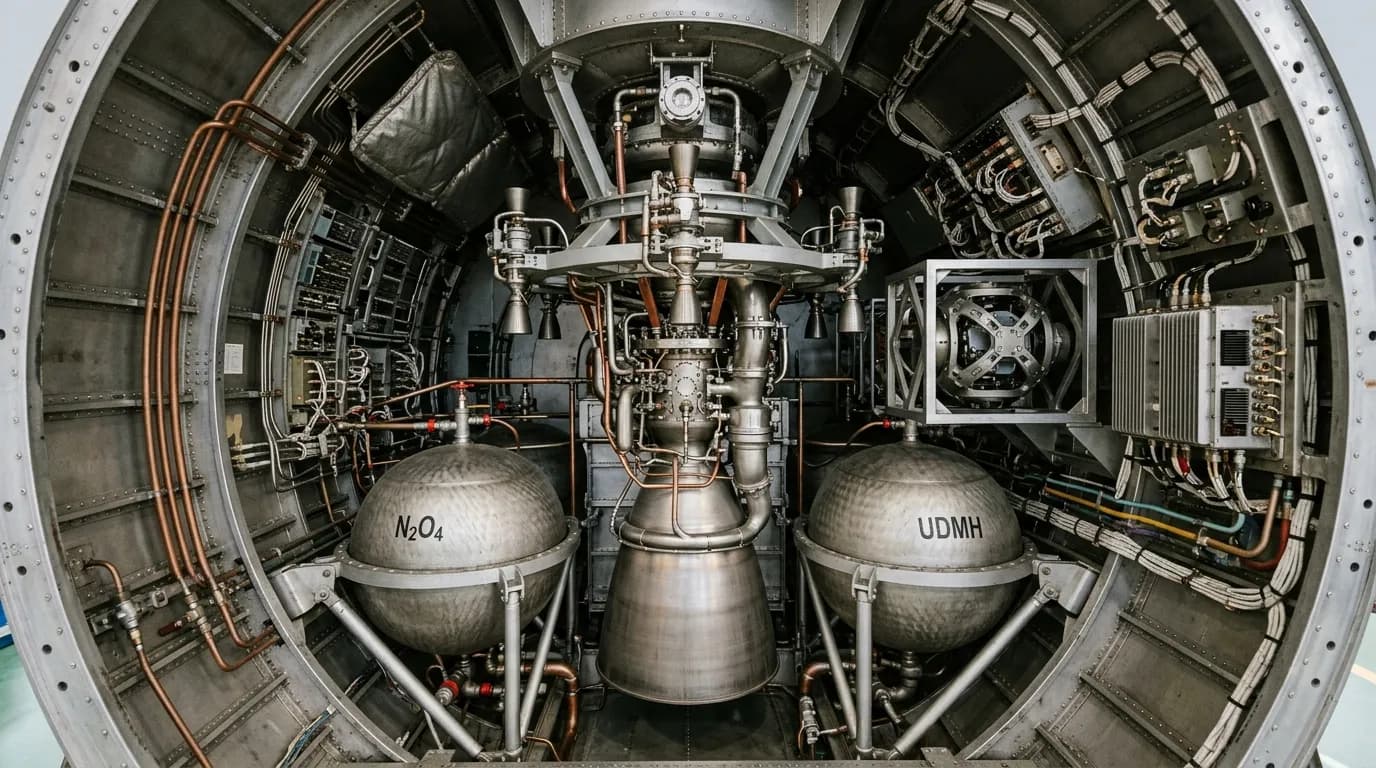 CALT Long March 2F 1999 - Second Stage view