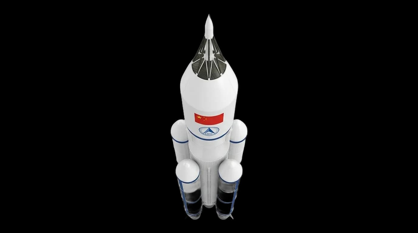 1999 CALT Long March 2F - Top View - Launch Vehicle vehicle
