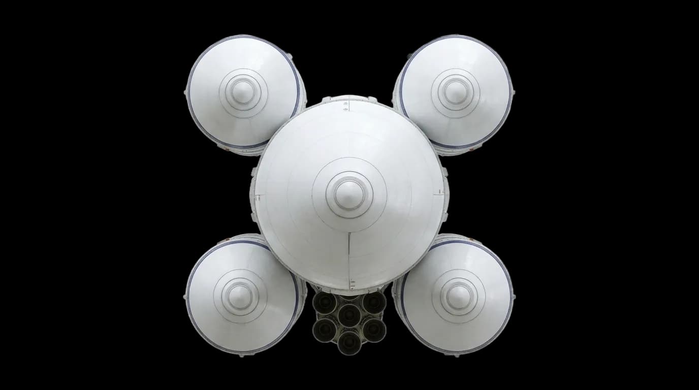 CALT Long March 5 2016 - Top View view