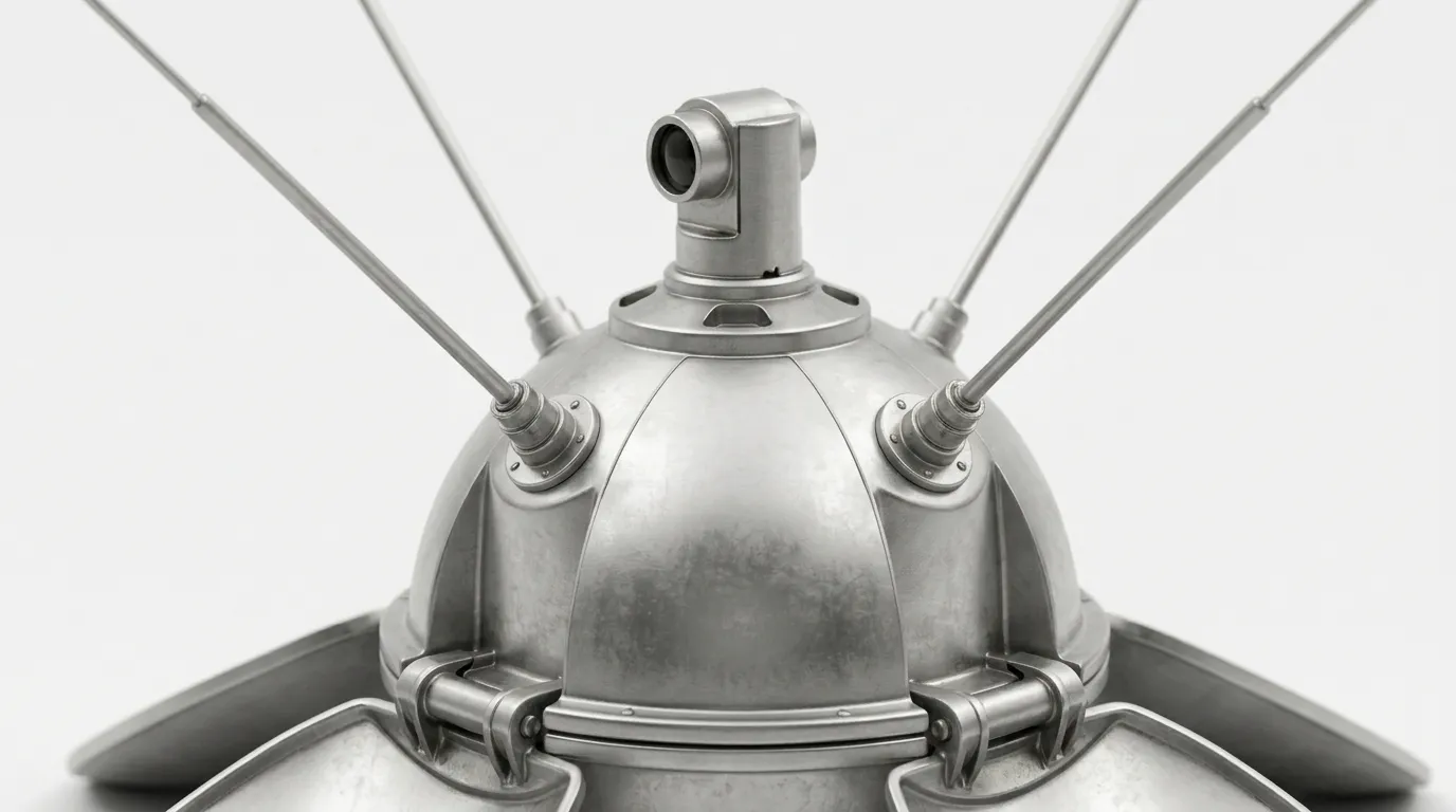 OKB-1 Luna 9 1966 - Antennas view