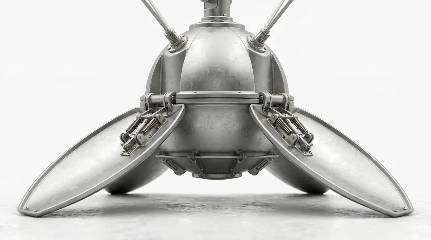 OKB-1 Luna 9 1966 - Petals view