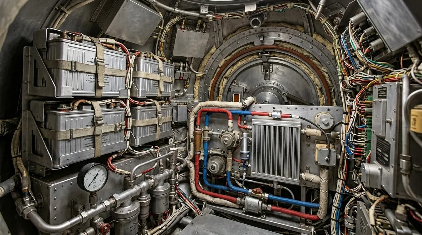 OKB-1 Luna 9 1966 - Thermal System view