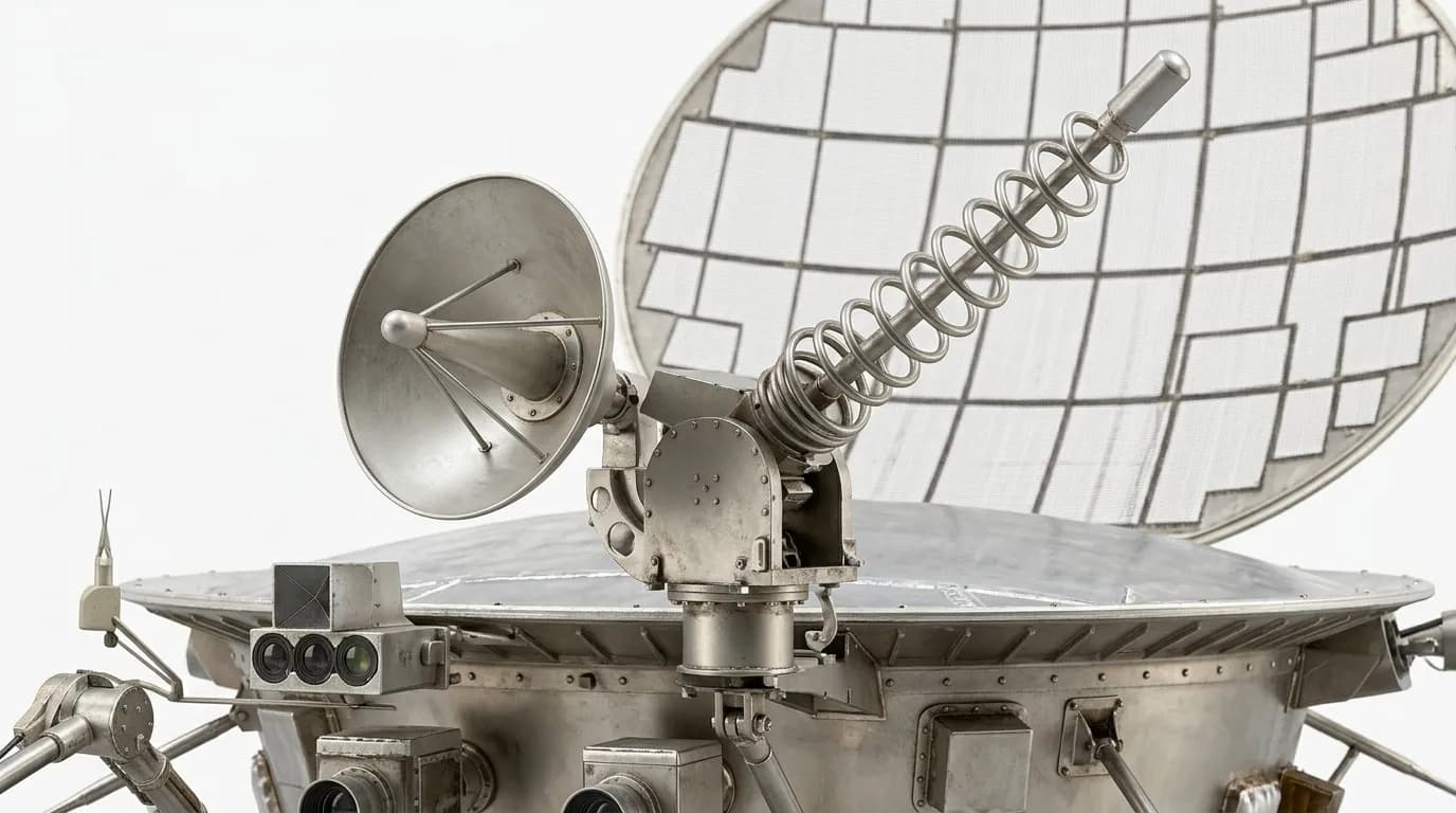 OKB-1 Lunokhod 1 1970 - Antennas view