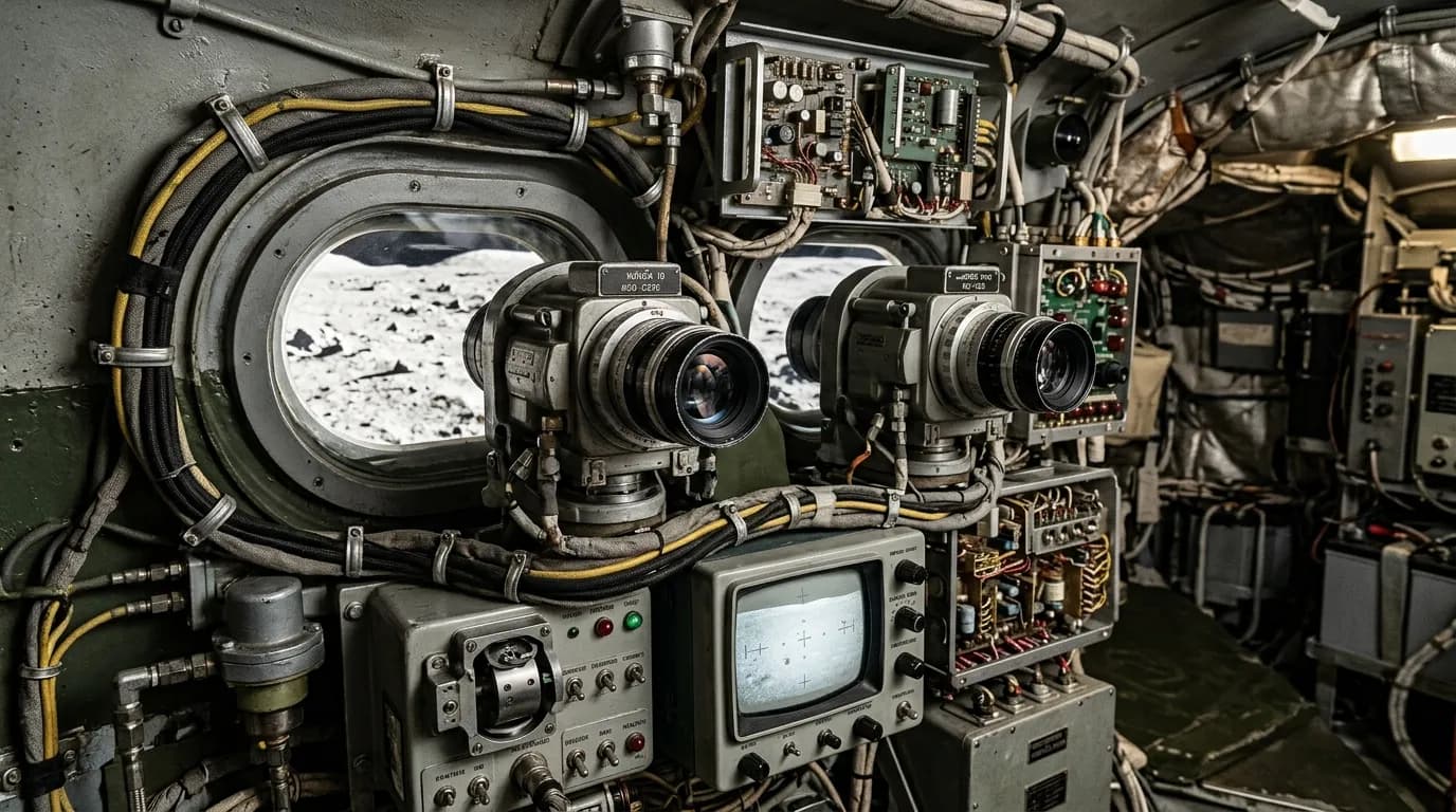1970 OKB-1 Lunokhod 1 - Camera System - Lunar Vehicle vehicle