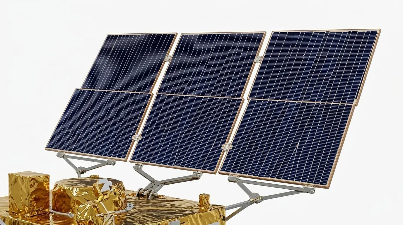 ISRO Mangalyaan (Mars Orbiter Mission) 2013 - Solar Array view