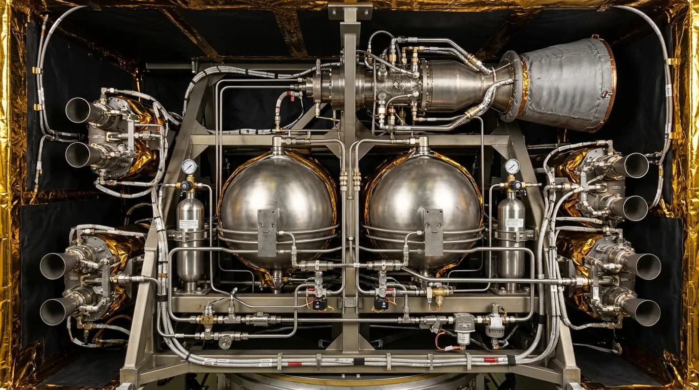 ISRO Mangalyaan (Mars Orbiter Mission) 2013 - Propulsion view