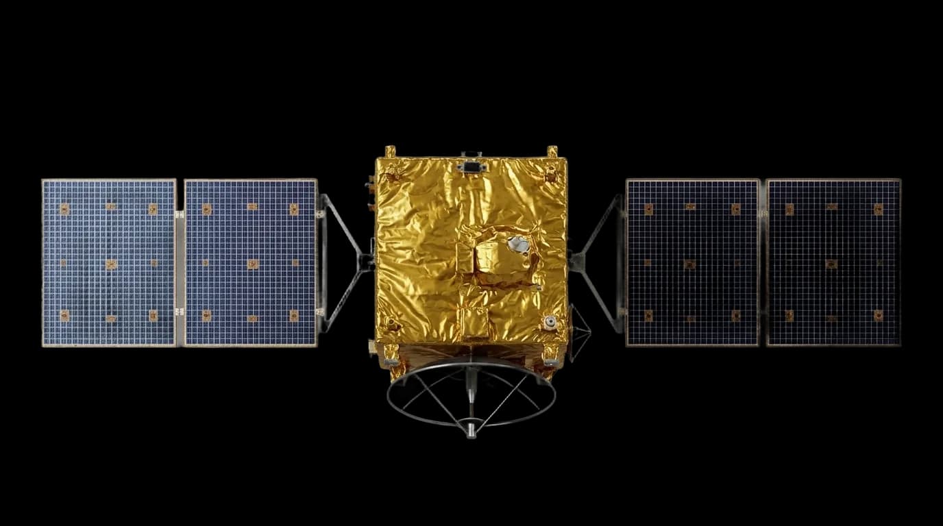 2013 ISRO Mangalyaan (Mars Orbiter Mission) - Top View - Interplanetary Probe vehicle
