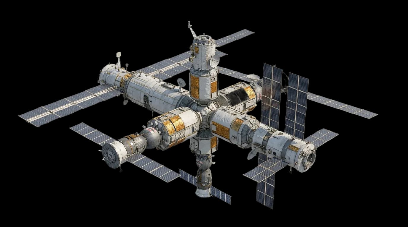 1986 Roscosmos Mir - Hero - Space Station vehicle