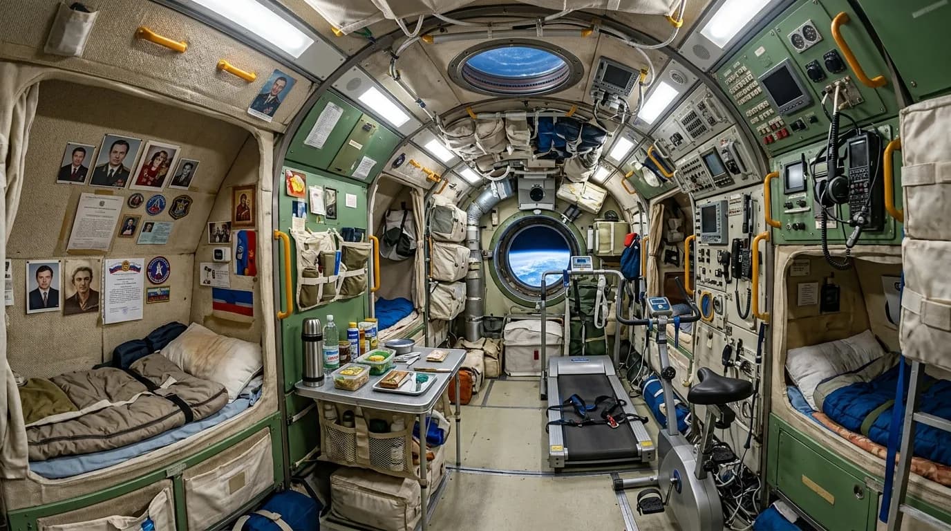 1986 Roscosmos Mir - Core Module - Space Station vehicle
