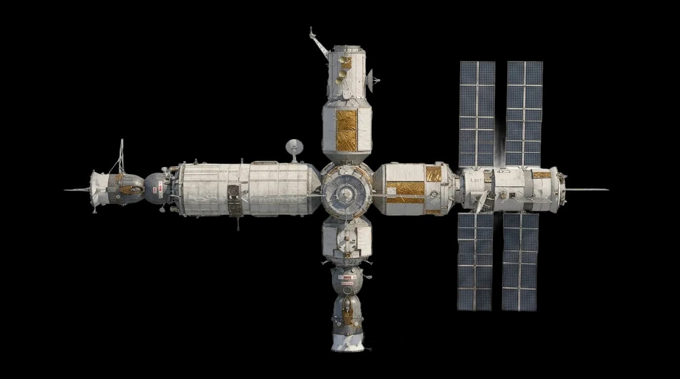 1986 Roscosmos Mir - Profile - Space Station vehicle