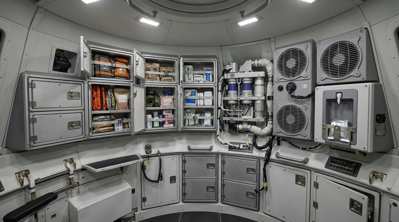 2014 Lockheed Martin Orion MPCV - Stowage - Crewed Spacecraft vehicle