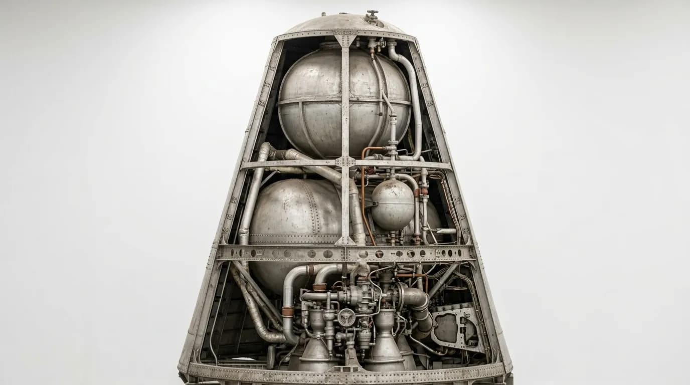 1957 OKB-1 R-7 Semyorka - Booster Tank - Launch Vehicle vehicle