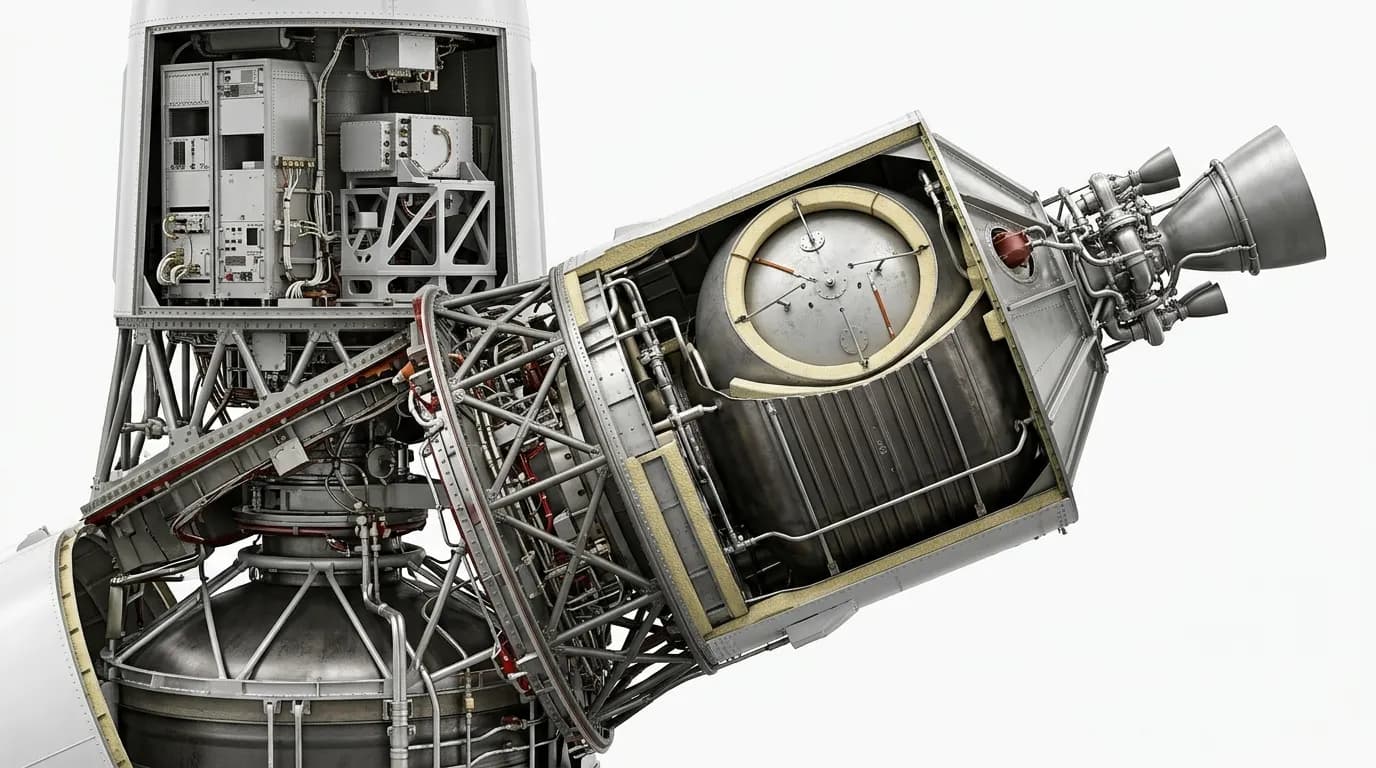 1966 OKB-1 Soyuz (Rocket) - Third Stage - Launch Vehicle vehicle