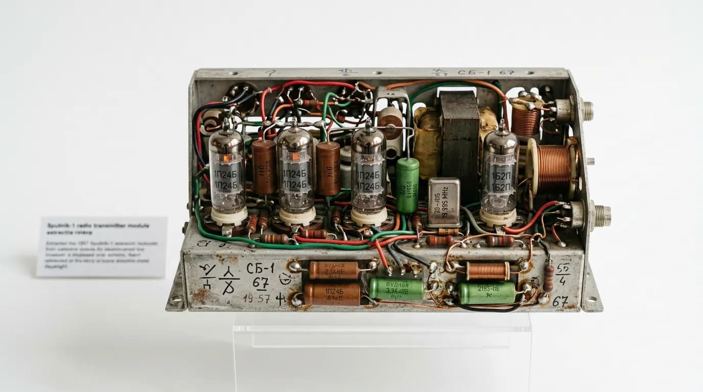 OKB-1 Sputnik 1 1957 - Transmitter Unit view