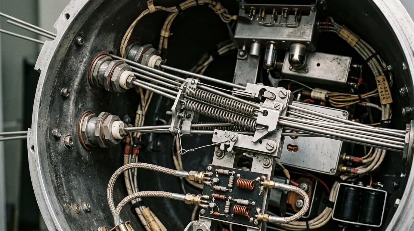 OKB-1 Sputnik 1 1957 - Antenna Feed view