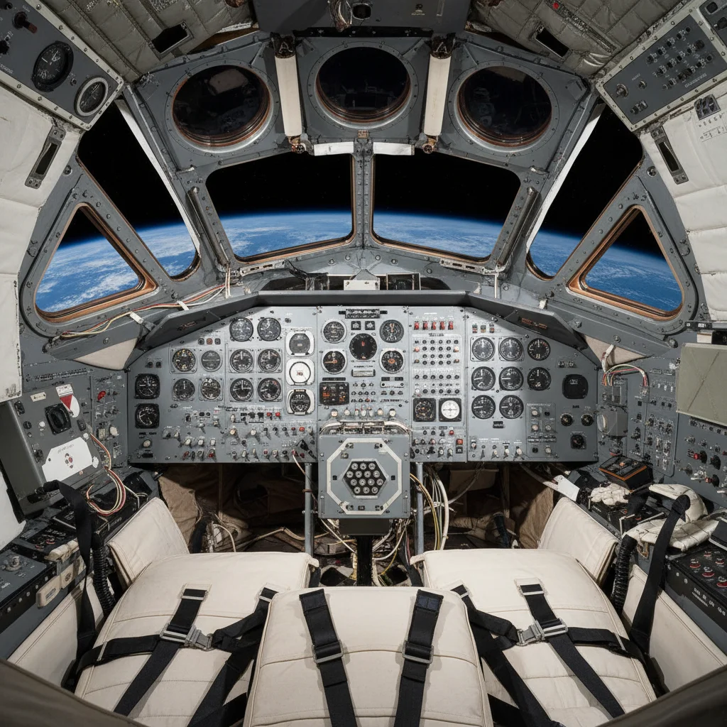 1966 North American Aviation Apollo Command/Service Module - Cockpit - Crewed Spacecraft vehicle