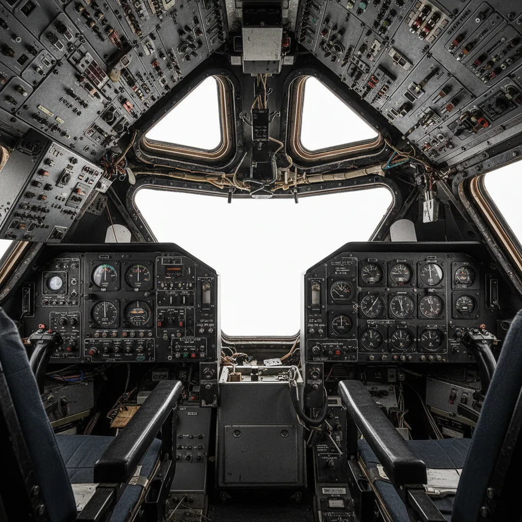 1968 Grumman Apollo Lunar Module - Cockpit - Crewed Spacecraft vehicle