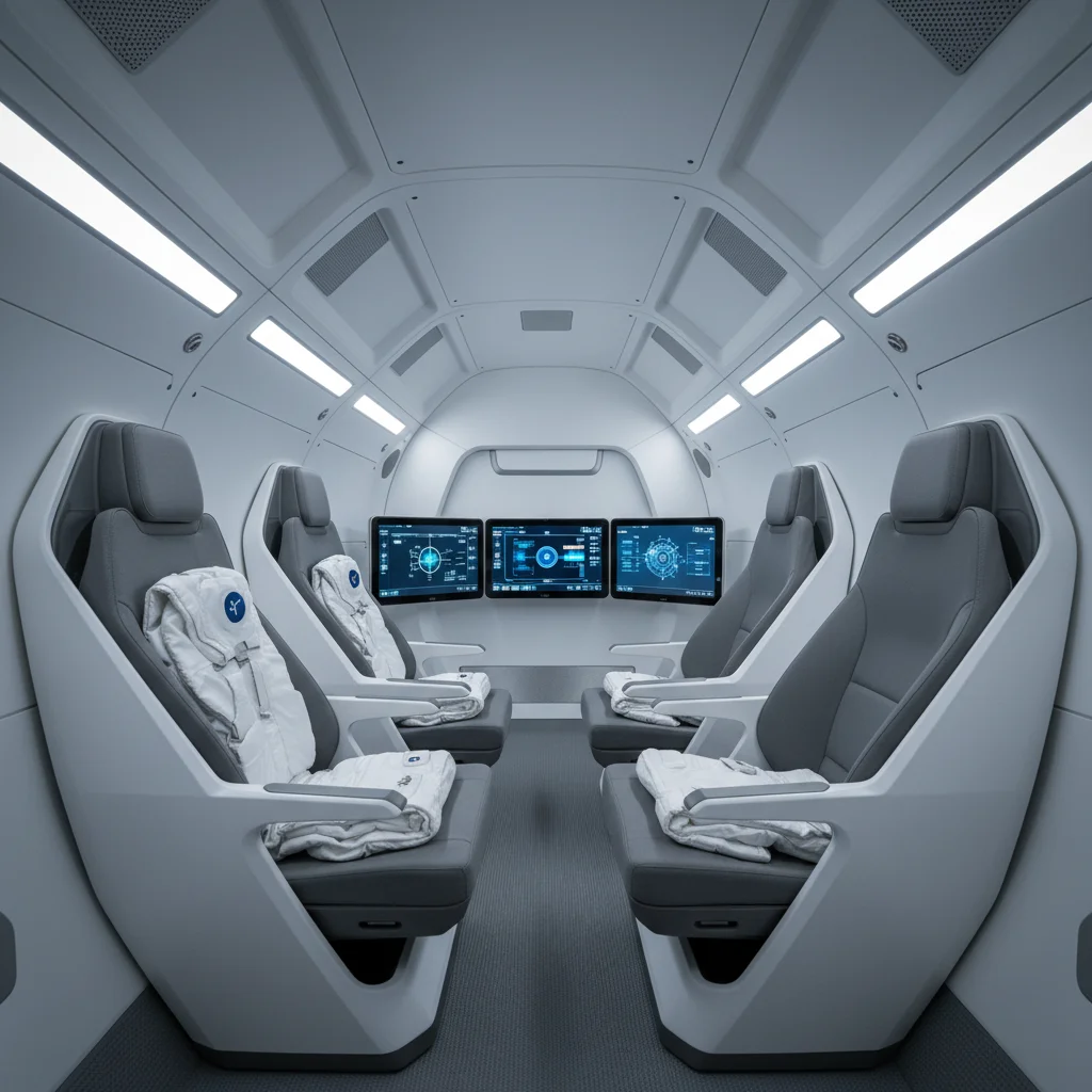2020 SpaceX Crew Dragon - Cockpit - Crewed Spacecraft vehicle