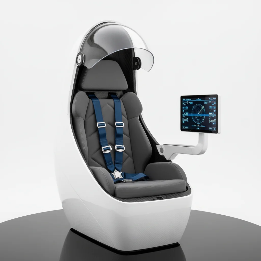 2020 SpaceX Crew Dragon - Crew Seat - Crewed Spacecraft vehicle