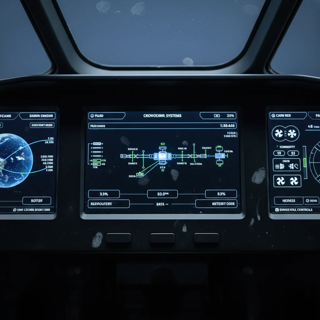 2020 SpaceX Crew Dragon - Touchscreen - Crewed Spacecraft vehicle