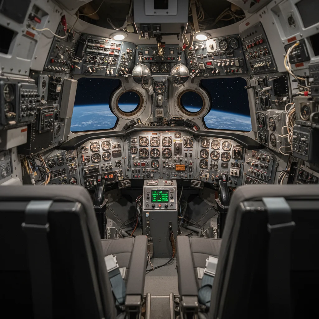 1965 McDonnell Gemini Capsule - Cockpit - Crewed Spacecraft vehicle