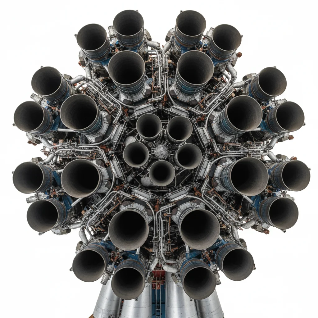 1969 OKB-1 N1 - Engines - Launch Vehicle vehicle