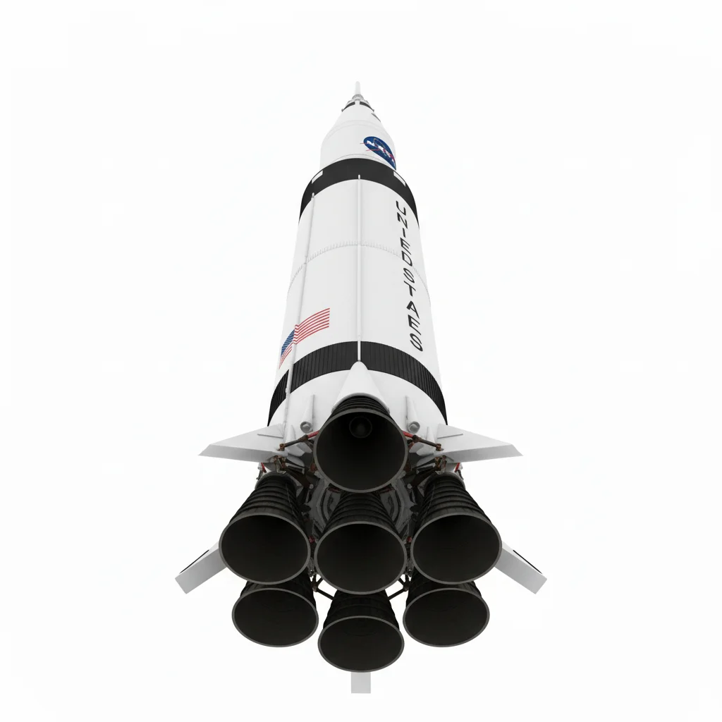 1967 NASA Saturn V - Engine Cluster - Launch Vehicle vehicle