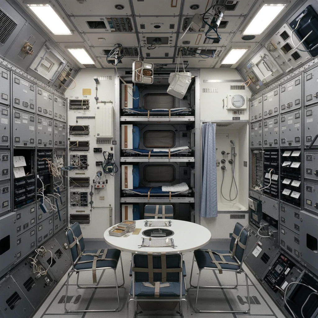 1973 NASA Skylab - Workshop Interior - Space Station vehicle