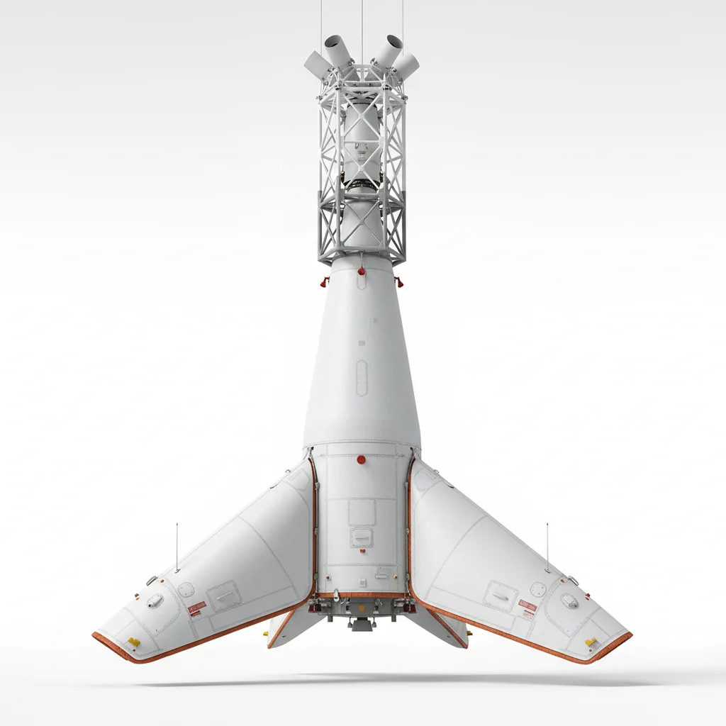 1966 OKB-1 Soyuz (Rocket) - Fairing - Launch Vehicle vehicle